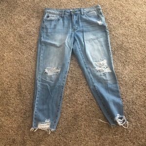 KanCan brand raw hem jeans, worn once